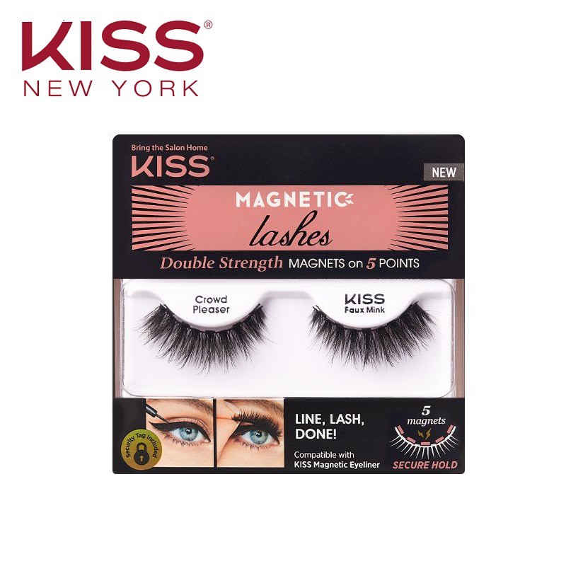 Mi Giả Nam Châm Kiss New York Magnetic Faux Mink Lashes (Crowd Pleaser - KMEL05)