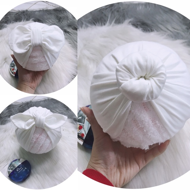 turban cho bé( sản phẩm may hai lớp sz 5-10kg)