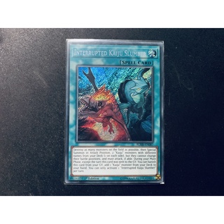 Thẻ Bài Yugioh Chính Hãng Interrupted Kaiju Slumber - BLHR-EN087