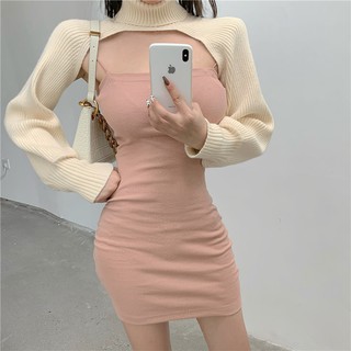 [CÓ SẴN] [Có video thật] Áo len cổ lọ gợi cảm chỉ có tay áo A160