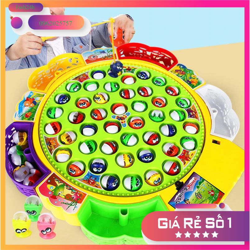 Bộ đồ chơi câu cá 24 con cá cho bé - Trò chơi giáo dục cho bé trai và bé gái.