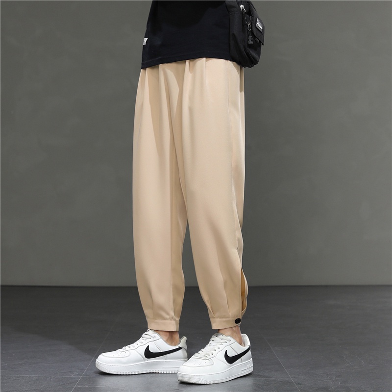 Quần Dài Thể Thao Vải Lụa Mát Thời Trang Cao Cấp Cho Nam