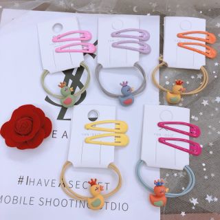 SET 3 CHI TIẾT KẸP BẤM TÓC VÀ CỘT TÓC
