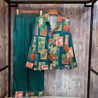 [FREESHIP HÀNG THIẾT KẾ] Bộ mặc nhà, pijama lụa thiết kế cao cấp