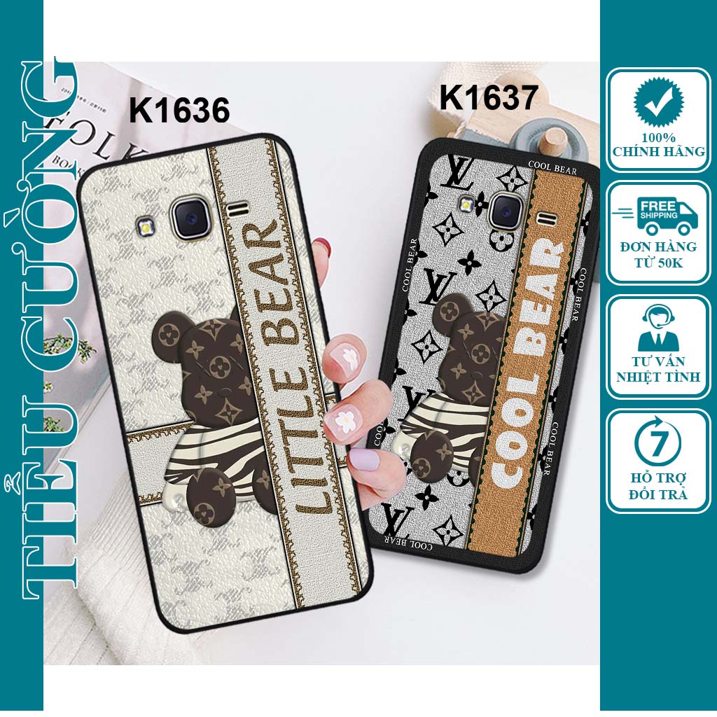 Ốp Samsung J5 2015 / J7 2015 in hình chú gấu bear brick bền, đẹp, bao rẻ nhất thị trường