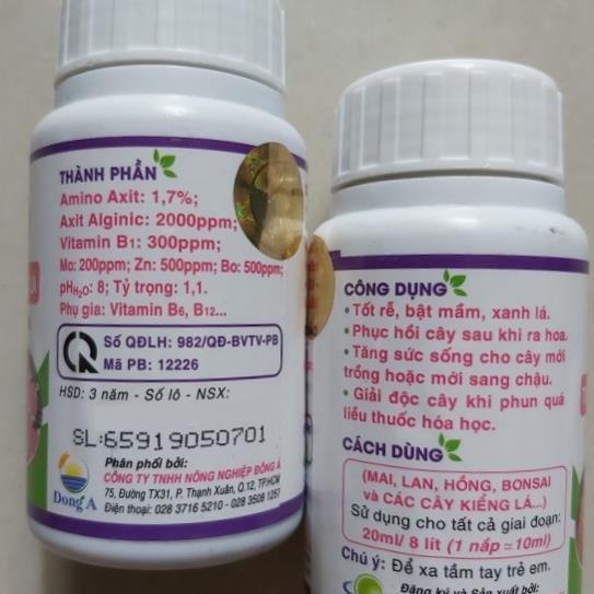 Phân Bón Lá Sinh Học Ami Green - Phân hữu cơ Sinh Học Ami Green - Tốt Rễ Bật Mầm Xanh Lá