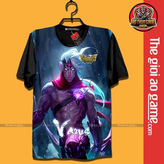 Áo liên minh huyền thoại tóc chiến Varus Áo thun LMHT phông Đen league of legends