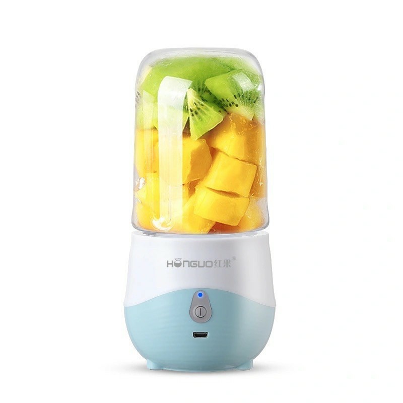 Máy xay sinh tố cầm tay mini sạc pin 300ml Honguo, máy xay bỏ túi mang đi làm đi du lịch cực tiện lợi (Giao ngẫu nhiên)