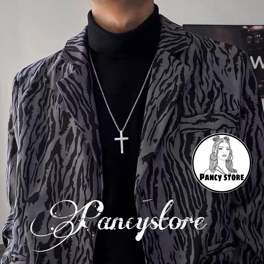 dây chuyền vòng cổ titan thánh giá siêu bền không gỉ unisex