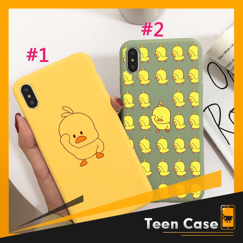 Ốp lưng Iphone FREESHIP 50K hình chú vịt Ducky cho điện thoại iphone 6 6s 6P 6sP 7P 8P X XS
