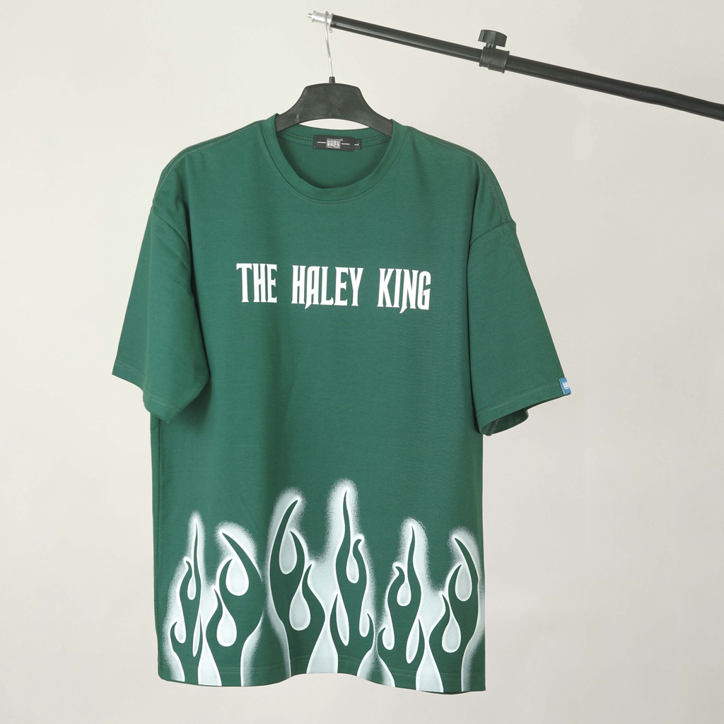 Áo Thun phông Nam Nữ  TN22 The HALEY King Unisex Tay Lỡ Form Rộng Street wear cá tính đậm chất ngầu