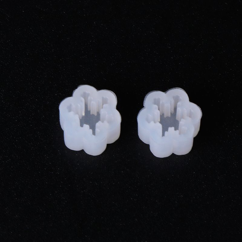 Set 2 Khuôn Silicone Làm Bông Tai DIY Hình Hoa Tuyết Ngôi Sao Mặt Trăng