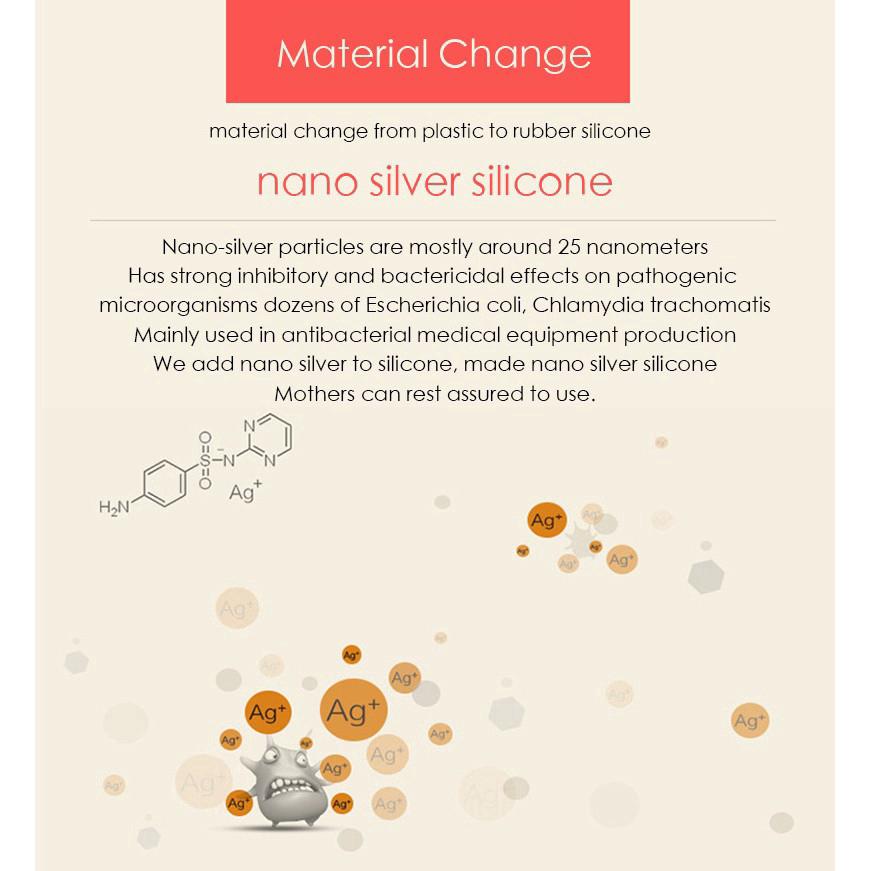 Bàn chải đánh răng bằng silicon cho bé
