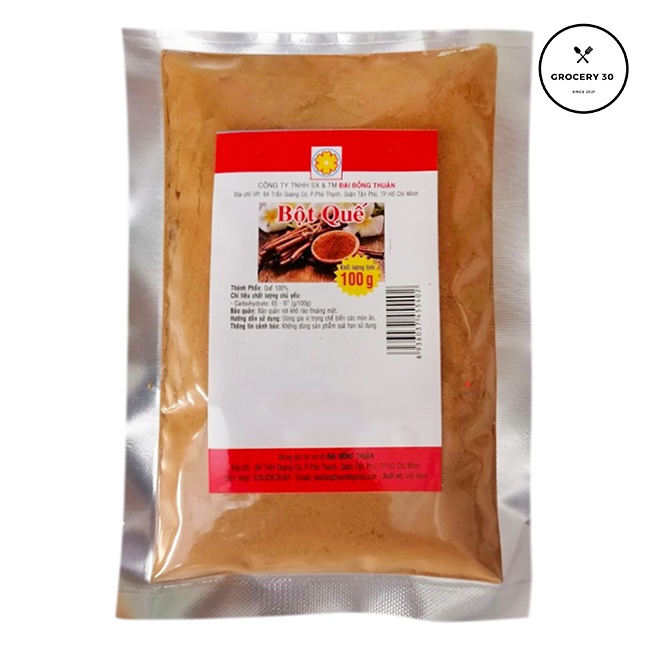 Cinnamon Powder - Bột Quế Đại Đồng Thuận gói 100g