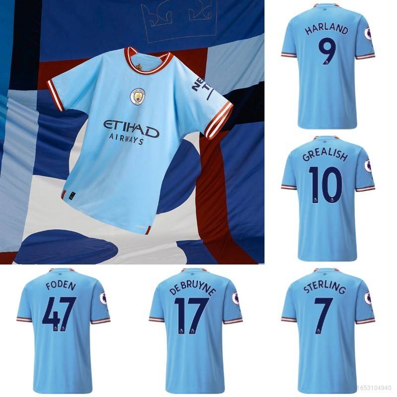 Áo Thun Bóng Đá 2022-2023 Manchester City