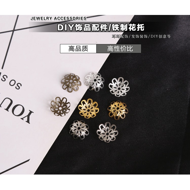 Hạt Charm Beadia Hình Cánh Hoa Dùng Làm Trang Sức