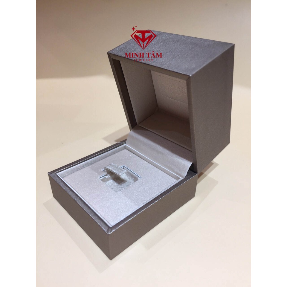 Hộp đựng cài nhẫn BVL cao cấp,Hộp đựng nhẫn BVL cao cấp kèm túi xách Minh Tâm Jewelry