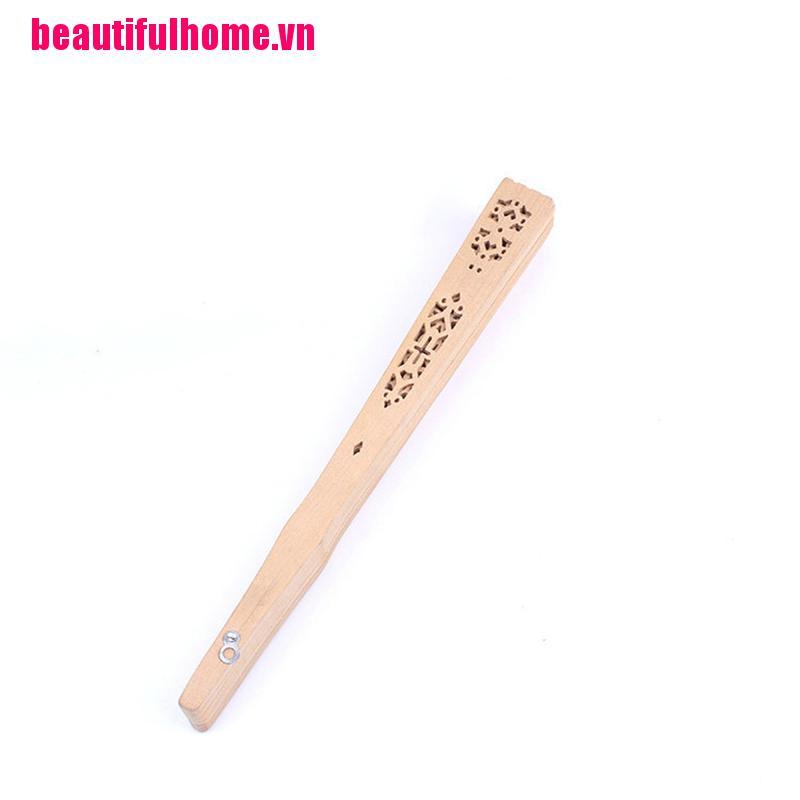 1 Quạt Gỗ Tre Cầm Tay Cổ Điển