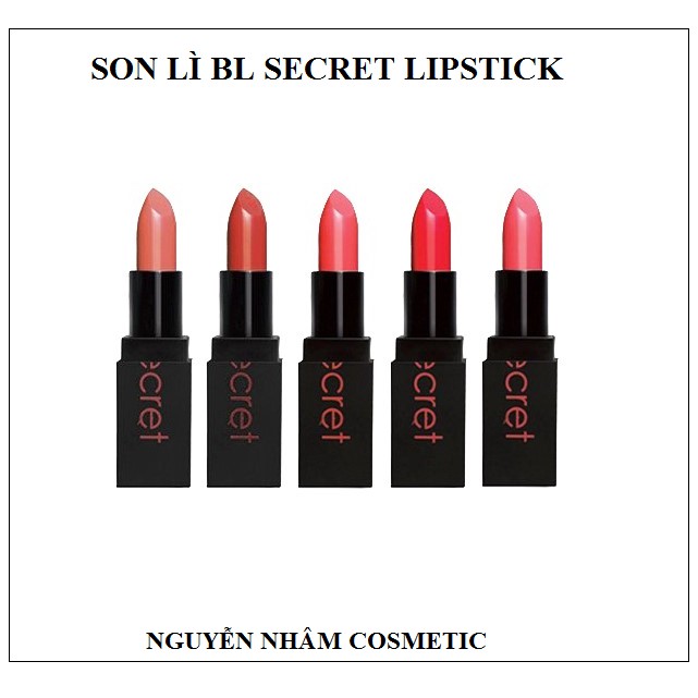 SON BL SECRET MATT  LIPSTICK HÀN QUỐC chuẩn AUTH