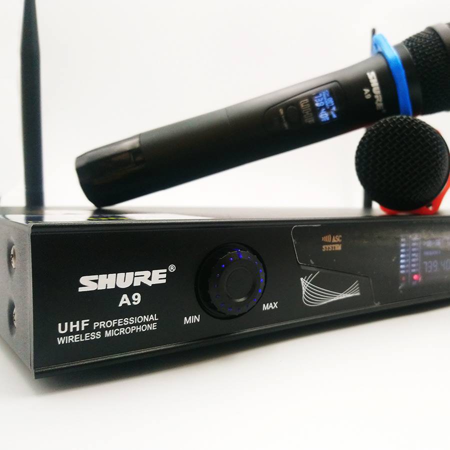 Micro karaoke không dây Shure A9 - Chống hú rít cực tốt