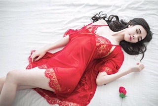 Set choàng váy voan ren mịn cao cấp