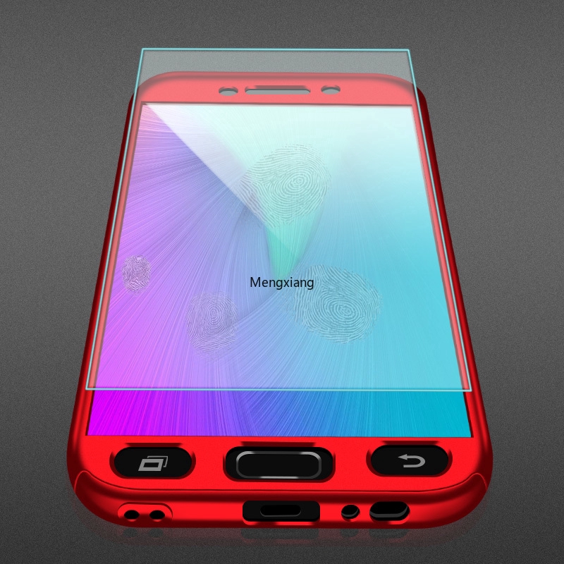 Ốp điện thoại bảo vệ toàn diện 360 độ chống sốc cho Samsung Galaxy A7 A6 A8 J8 Plus 2018