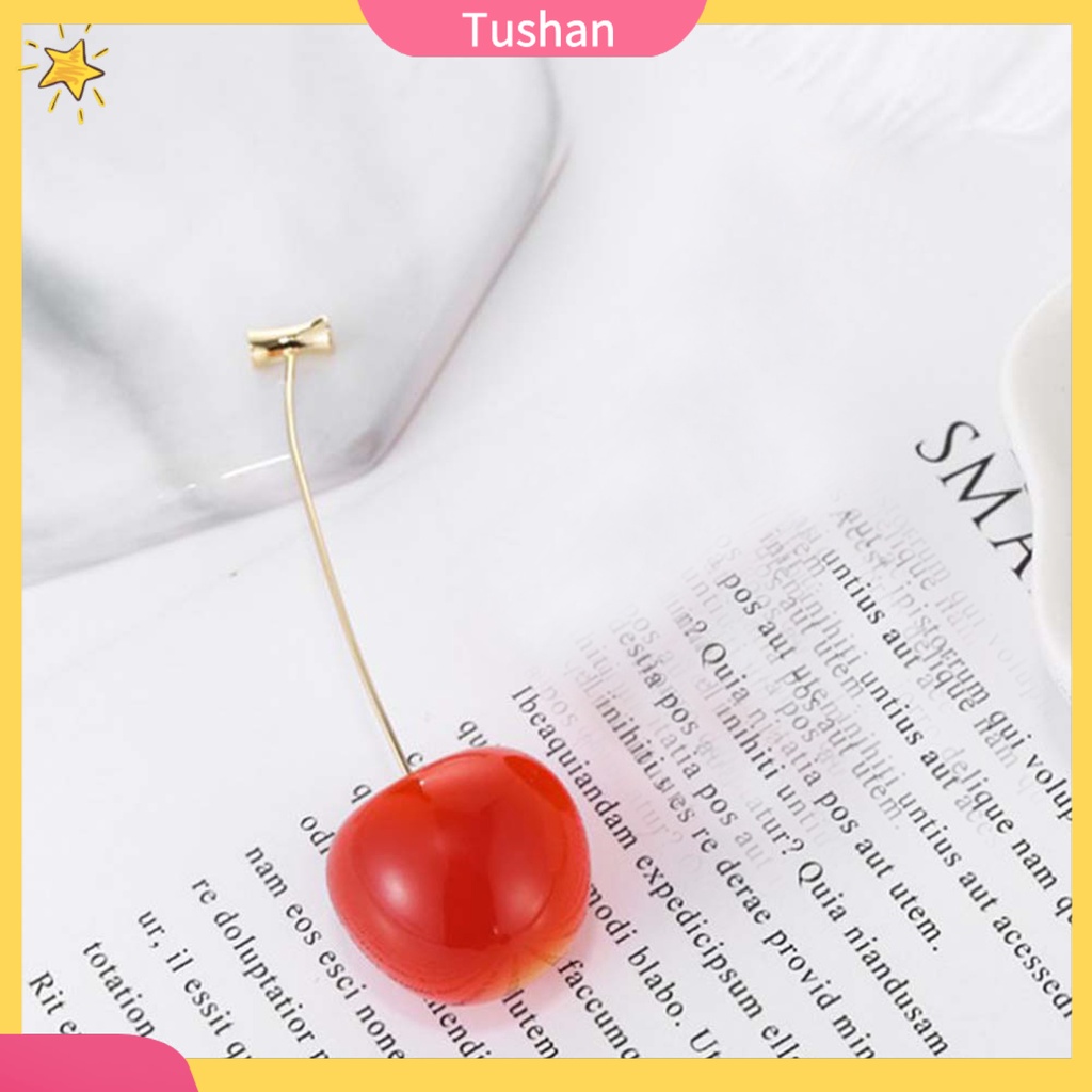 Hoa tai hình trái Cherry xinh xắn dành cho nữ
