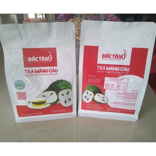 Combo 2 túi Trà mãng cầu ĐẮC TÂM - túi 100 g. Tặng 1 chai thủy tinh 500ml hoặc 100g mức mãng cầu.