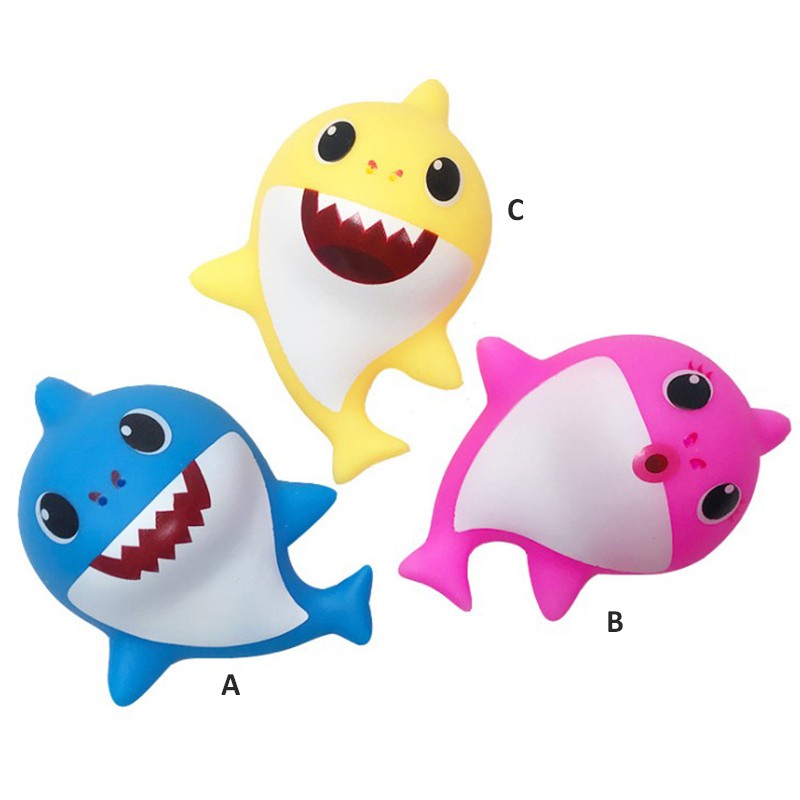 Cá mập Baby Shark bằng nhựa đồ chơi cho trẻ em vui đùa khi tắm