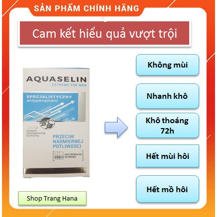 LĂN NÁCH NAM 50ml (AQUASELIN CHÍNH HÃNG) CAM KẾT HIỆU QUẢ MẠNH