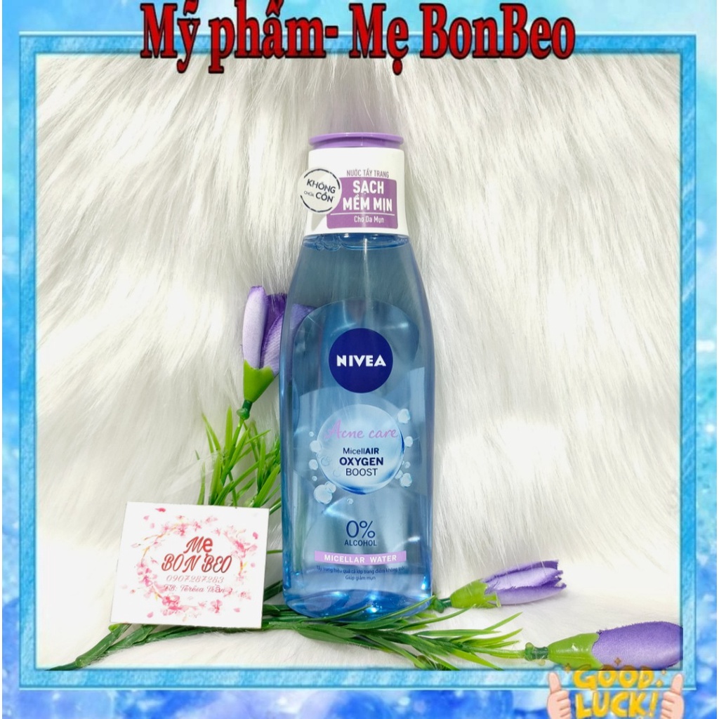 Nước tẩy trang Nivea cho da mụn Acne Care Makeup Clear Micellar Water 200ml