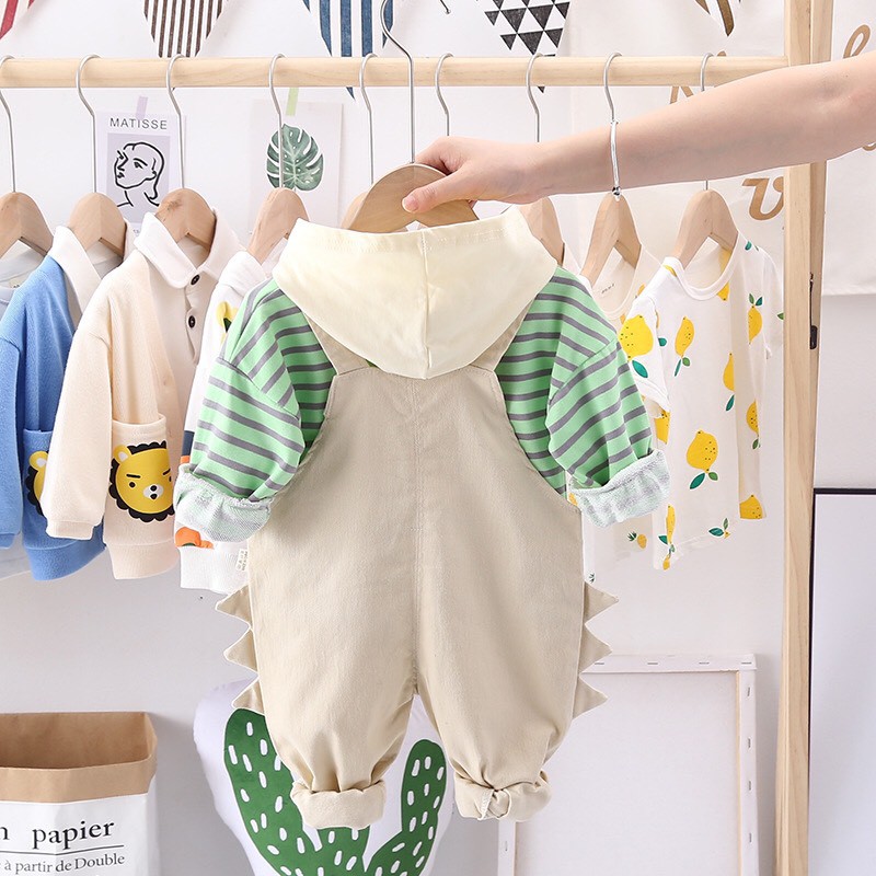 Yếm hoodie mặt mèo cho bé 6-16kg - Shubishop.vn