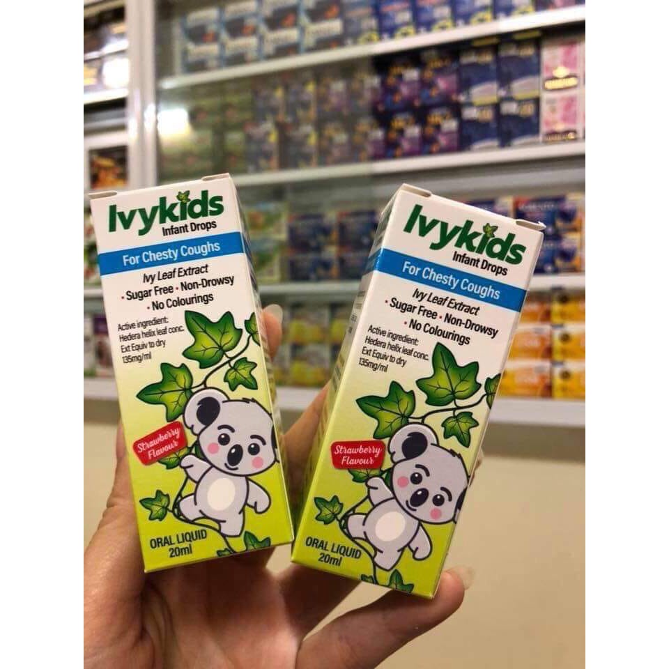 Tinh chất ho Ivy Kid Úc 20ml cho bé từ sơ sinh
