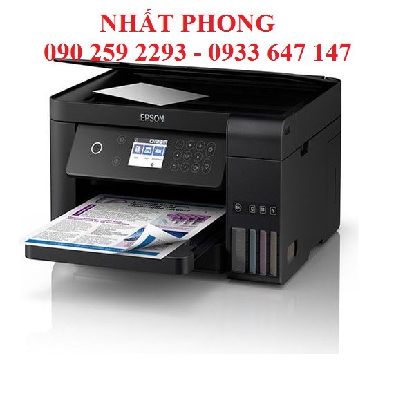 Máy in phun màu đa năng L6160 - in 2 mặt , scan, copy, wifi