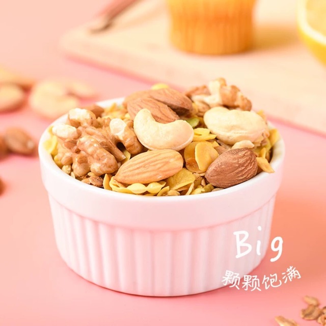 [GIẢM CÂN] Ngũ cốc ăn kiêng mix hạt, hoa quả OATMEAL hộp 500g