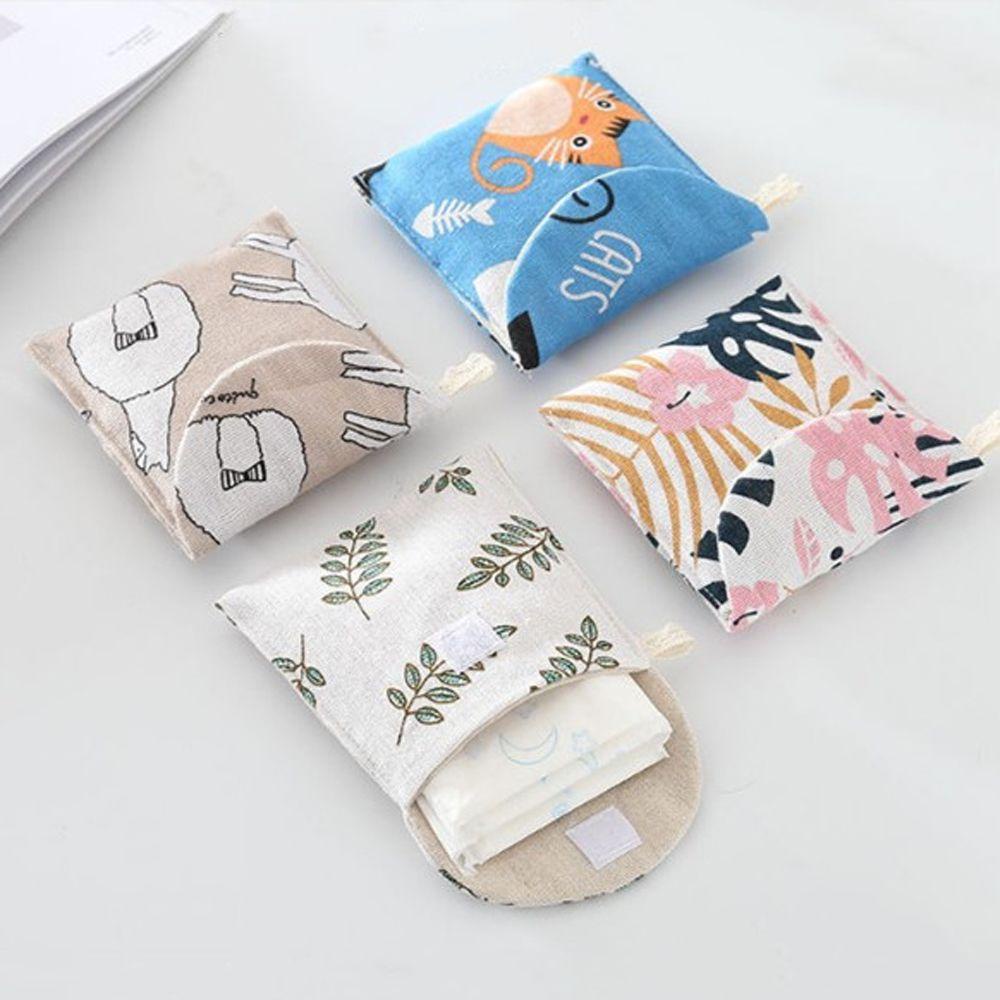 PINOU Túi Đựng Băng Vệ Sinh / Tiền Xu Chất Liệu Polyester Tiện Dụng