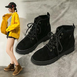 Giày cao cổ/ Boots nữ da lộn