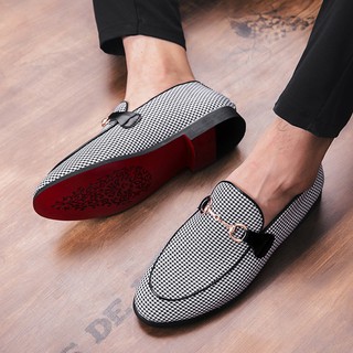 Elegant and elegant mesh patterned men's loafers