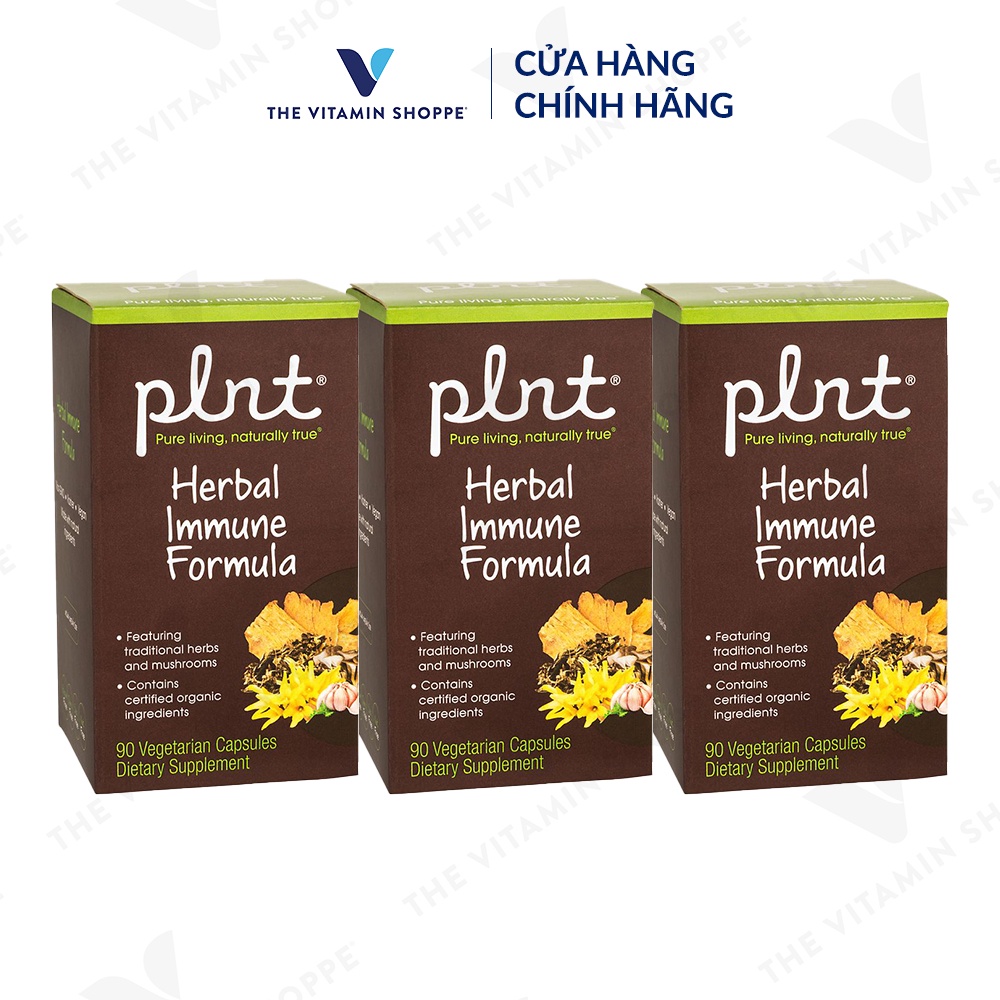 Viên uống thảo dược tăng sức đề kháng PLNT Herbal Immune Formula 90 viên