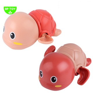 Đồ chơi nhà tắm lên dây cót rùa con bơi lội cực bắt mắt