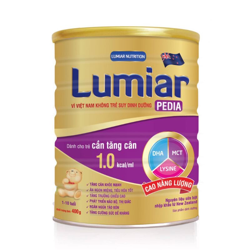 Sữa Lumiar Pedia 900g dành cho trẻ cần tăng cân&lt;br&gt;