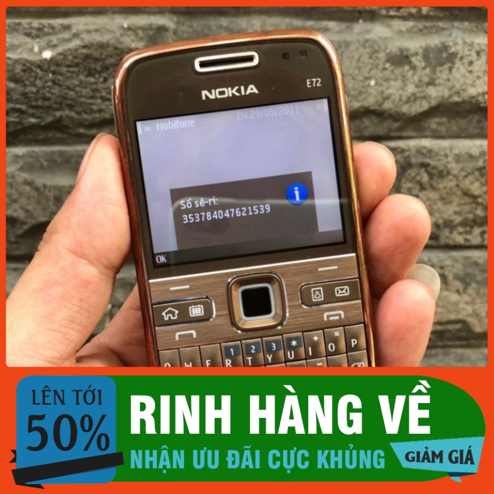 RINH HÀNG VỀ #  Điện Thoại Nokia E72 Wifi 3G Bảo Hành 12 Tháng Chơi Game online # ***