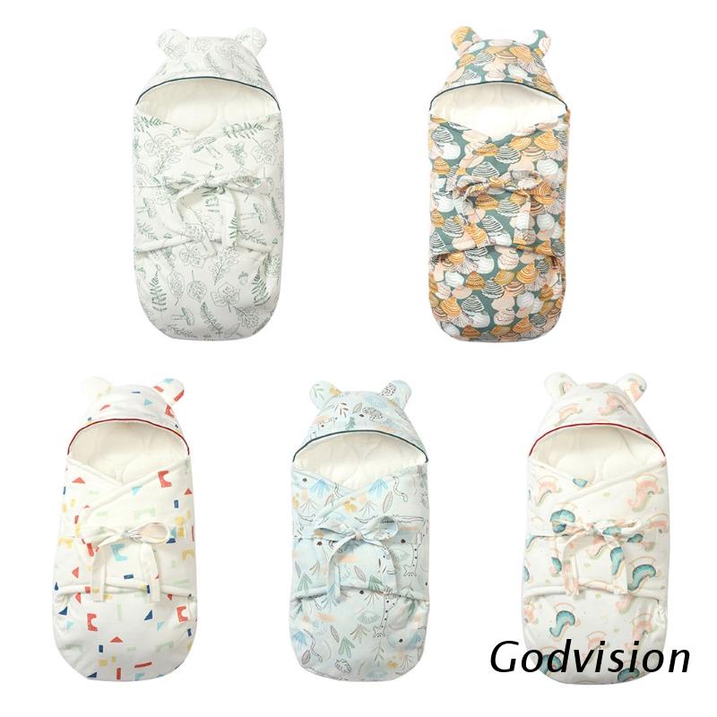 Túi ngủ cotton có mũ trùm giữ ấm mùa thu đông cho