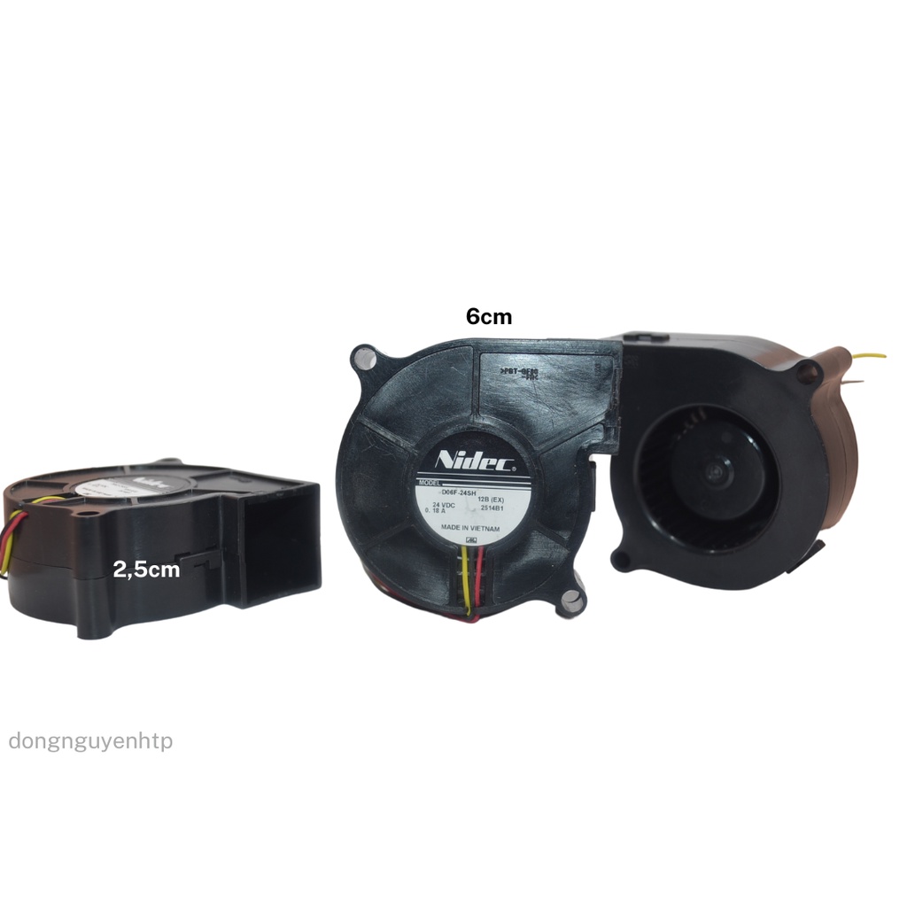 Quạt sò tản nhiệt 24v 0,18a 6cm New