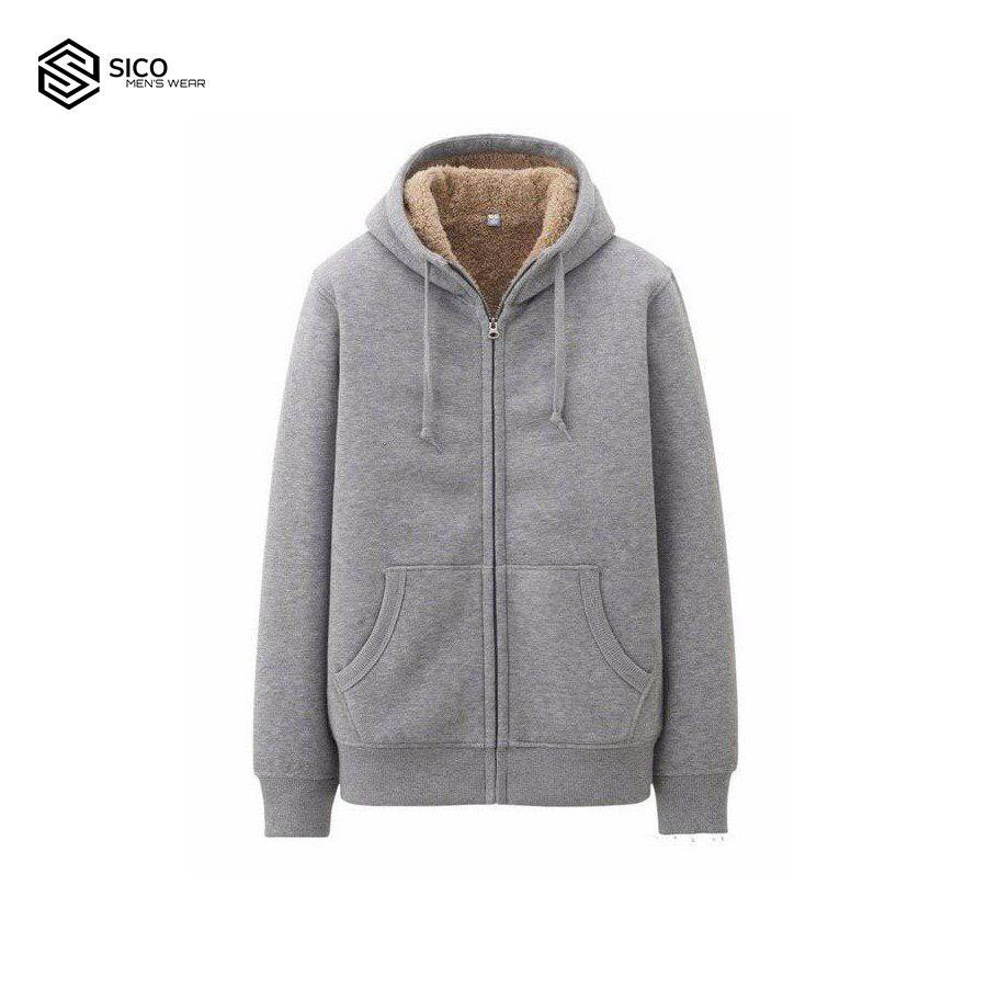 [Mã Giảm 15K: SICOGG15K] Áo Khoác Nỉ Lót Lông Cừu - SicoMenswear -  Dày dặn, ấm ấp | BigBuy360 - bigbuy360.vn