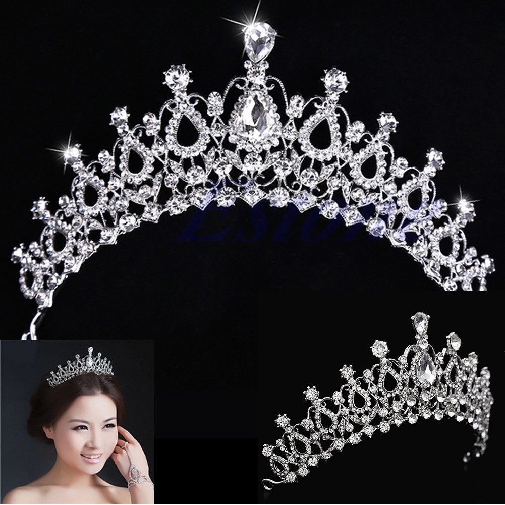Vương miện cô dâu đính đá lấp lánh