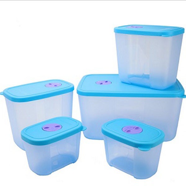 Tupperware &lt;3 Bộ 5 hộp trữ đông Freezermate Đồng Hồ (5 hộp)