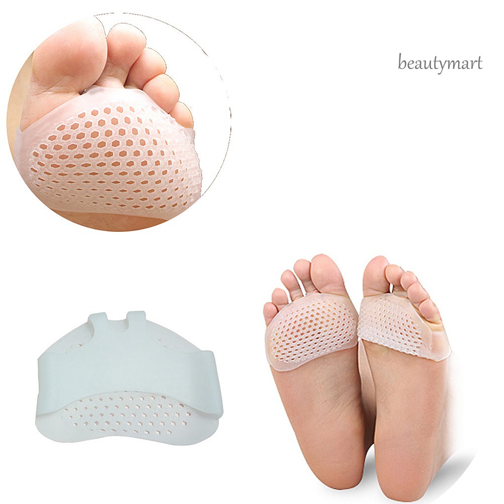 [Hàng mới về] Bộ 2 cặp miếng lót bàn chân trước bằng silicon tổ ong mềm khi mang giày cao gót