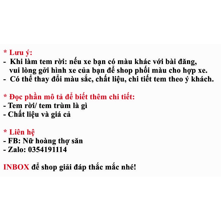 Tem xe Winner. GTR trắng xanh. Thay đổi màu sắc và chi tiết theo yêu cầu. Sắc nét, bền màu, chống nước