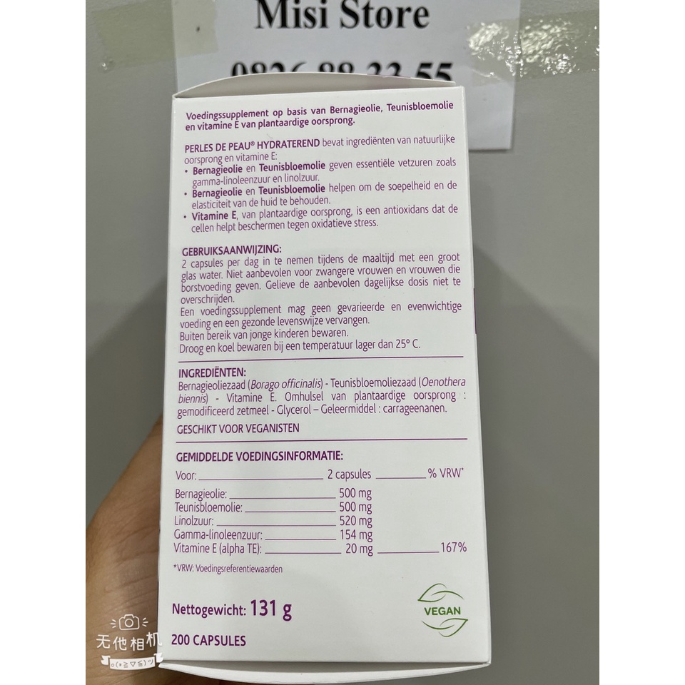 Viên Uống ĐẸP Da PERLES DEPEAU - collagen viên, lọ 200 viên, hàng Pháp